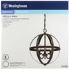 Westinghouse Three-Light Indoor Chandelier Stella Mira ORB 6341800